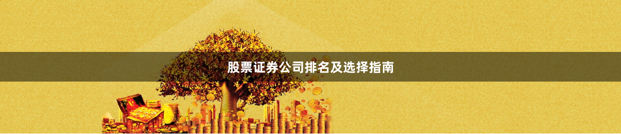 股票证券公司排名及选择指南